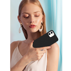 FIBRE 4 BACK CASE FOR IPHONE 12 MINI (Black/Dark Blue/Green/Red/White)