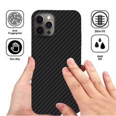 FIBRE 4 BACK CASE FOR IPHONE 12 PRO MAX (Black/Dark Blue/Green/Red/White)