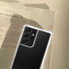 SHIELD BACK CASE FOR SAMSUNG S21 ULTRA TRANS