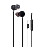4S Handsfree Wired Headset With Mic (Black, In the Ear)