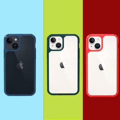 FIBRE 3 BACK CASE FOR IPHONE 13 (Black/Dark Blue/Purple/Red/White)