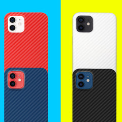 FIBRE 4 BACK CASE FOR IPHONE 12 MINI (Black/Dark Blue/Green/Red/White)