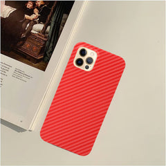 FIBRE 4 BACK CASE FOR IPHONE 12 PRO MAX (Black/Dark Blue/Green/Red/White)