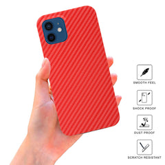 FIBRE 4 BACK CASE FOR IPHONE 12 MINI (Black/Dark Blue/Green/Red/White)
