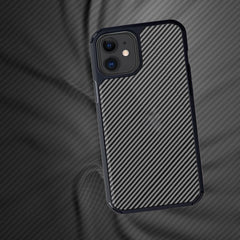 FIBRE 2 BACK CASE FOR IPHONE 12 MINI (Black/Dark Blue)