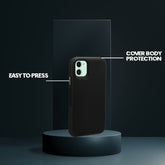 TOUGH BACK CASE FOR IPHONE 11 (Black/Dark Blue)