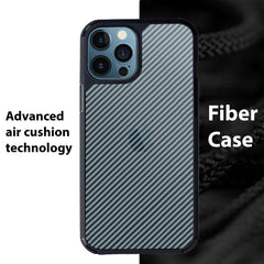 FIBRE 2 BACK CASE FOR IPHONE 12 PRO MAX (Black/Dark Blue)