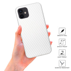 FIBRE 4 BACK CASE FOR IPHONE 12 MINI (Black/Dark Blue/Green/Red/White)