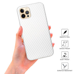 FIBRE 4 BACK CASE FOR IPHONE 12 PRO MAX (Black/Dark Blue/Green/Red/White)