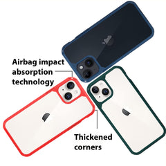 FIBRE 3 BACK CASE FOR IPHONE 13 (Black/Dark Blue/Purple/Red/White)