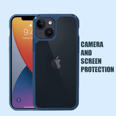 FIBRE 3 BACK CASE FOR IPHONE 13 (Black/Dark Blue/Purple/Red/White)