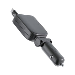 PHONOKART Fuel 50W with Inbuilt Retractable Type-C Cable, Dual Type-C Ports, PD Fast Charging & 180° Rotation (Black)