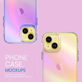 STUDIO BACK CASE FOR IPHONE 14 PLUS (Green/Pink)