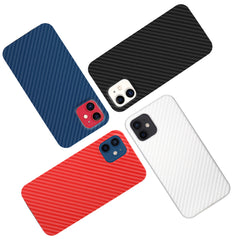 FIBRE 4 BACK CASE FOR IPHONE 12 MINI (Black/Dark Blue/Green/Red/White)