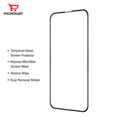 3D Tempered Glass for IPHONE 12 PRO MAX (Black)