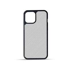 FIBRE 2 BACK CASE FOR IPHONE 12 (Black/Dark Blue)