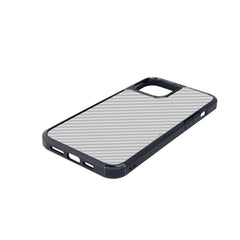 FIBRE 2 BACK CASE FOR IPHONE 12 (Black/Dark Blue)