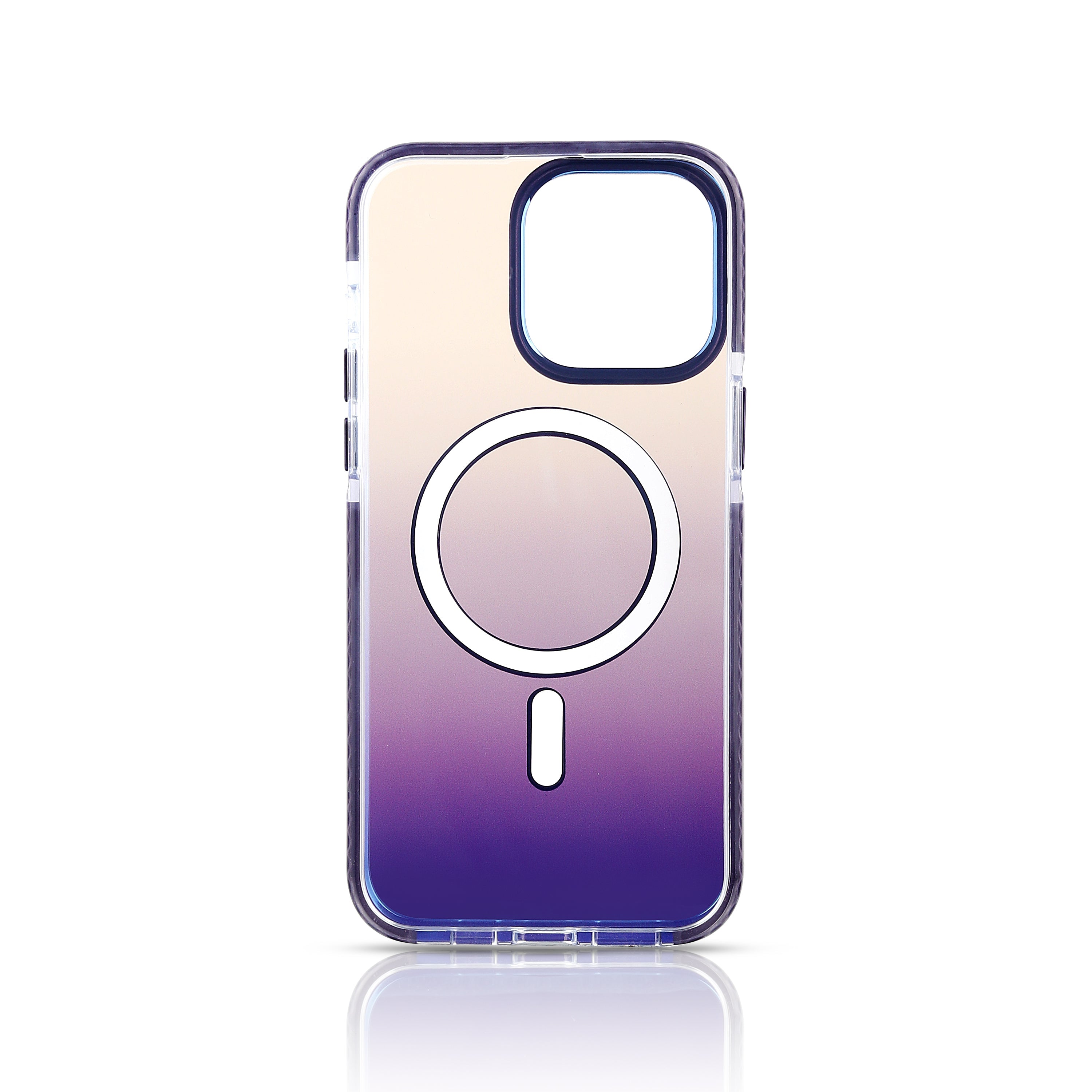 COLOR  MAG SAFE BACK CASE FOR IPHONE 15 PLUS