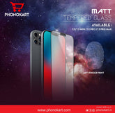 Matte Frosted Tempered Glass for IPHONE 12 PRO