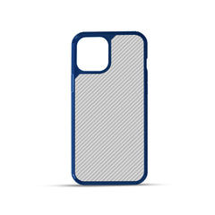 FIBRE 2 BACK CASE FOR IPHONE 12 (Black/Dark Blue)