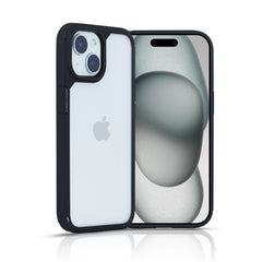 FIBRE 3 BACK CASE FOR IPHONE 15 (Black/Blue/Green/Purple/Red)