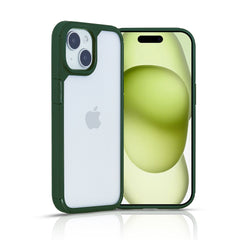 FIBRE 3 BACK CASE FOR IPHONE 15 (Black/Blue/Green/Purple/Red)