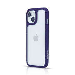 FIBRE 3 BACK CASE FOR IPHONE 15 (Black/Blue/Green/Purple/Red)