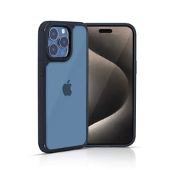 FIBRE 3 BACK CASE FOR IPHONE 15 PRO (Black/Blue/Green/Purple/Red)