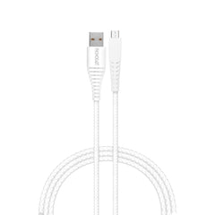 Micro USB Cable (1M) TPE (Compatible with all mobiles, One Cable)(White)