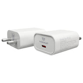 RECTO 25W Super Fast Charging Adapter – USB-C Power Delivery Charger (White)