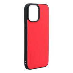 KEVLAR BACK CASE FOR IPHONE 13 PRO MAX (Black/Brown/Green/Red)
