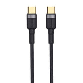 Super STURDY SEE Type C to Type C Cable Gold Connector (BLACK/RED)