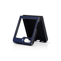 KEVLAR BACK CASE FOR SAMSUNG Z FLIP 5 (Black/Brown/DBLUE/Green/GREY/Red)