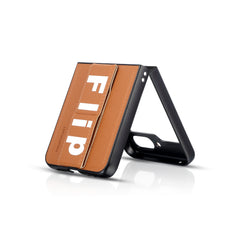 KEVLAR BACK CASE FOR SAMSUNG Z FLIP 5 (Black/Brown/DBLUE/Green/GREY/Red)