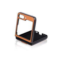 KEVLAR BACK CASE FOR SAMSUNG Z FLIP 5 (Black/Brown/DBLUE/Green/GREY/Red)