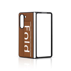 KEVLAR BACK CASE FOR SAMSUNG FOLD 5  (Black/Brown/DBLUE/Green/GREY/Red)