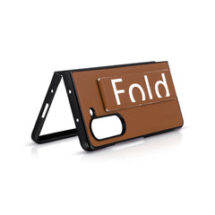 KEVLAR BACK CASE FOR SAMSUNG FOLD 5  (Black/Brown/DBLUE/Green/GREY/Red)