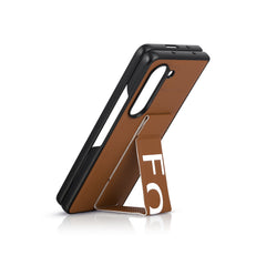 KEVLAR BACK CASE FOR SAMSUNG FOLD 5  (Black/Brown/DBLUE/Green/GREY/Red)