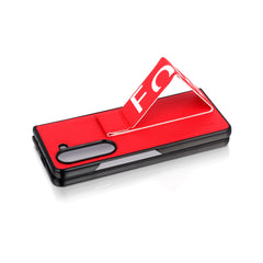 KEVLAR BACK CASE FOR SAMSUNG FOLD 5  (Black/Brown/DBLUE/Green/GREY/Red)