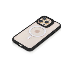 SILK MAGNETIC SAFE BACK CASE FOR IPHONE 14 PRO MAX (Black/Dark Blue/Green/Light Purple/Red)