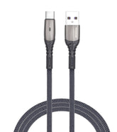 Type C Cable 1.5 M PKIDEAC-DBLU USB Type C Cable (Compatible with mobile, Dark Blue, One Cable)(BLACK)