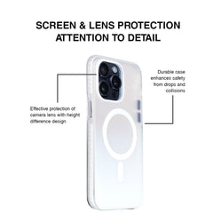 COLOR  MAG SAFE BACK CASE FOR IPHONE 15 PRO MAX