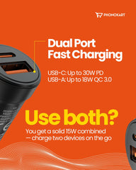 CRETA 2 48W CAR CHARGER (BLACK)