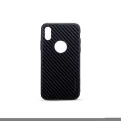 FIBRE BACK CASE FOR IPHONE X/XS (BLACK)