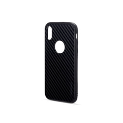 FIBRE BACK CASE FOR IPHONE X/XS (BLACK)