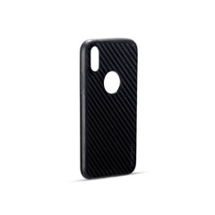 FIBRE BACK CASE FOR IPHONE X/XS (BLACK)