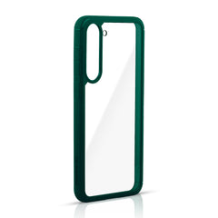 FIBRE 3 BACK CASE FOR SAMSUNG S23  (Black/Green/Red)
