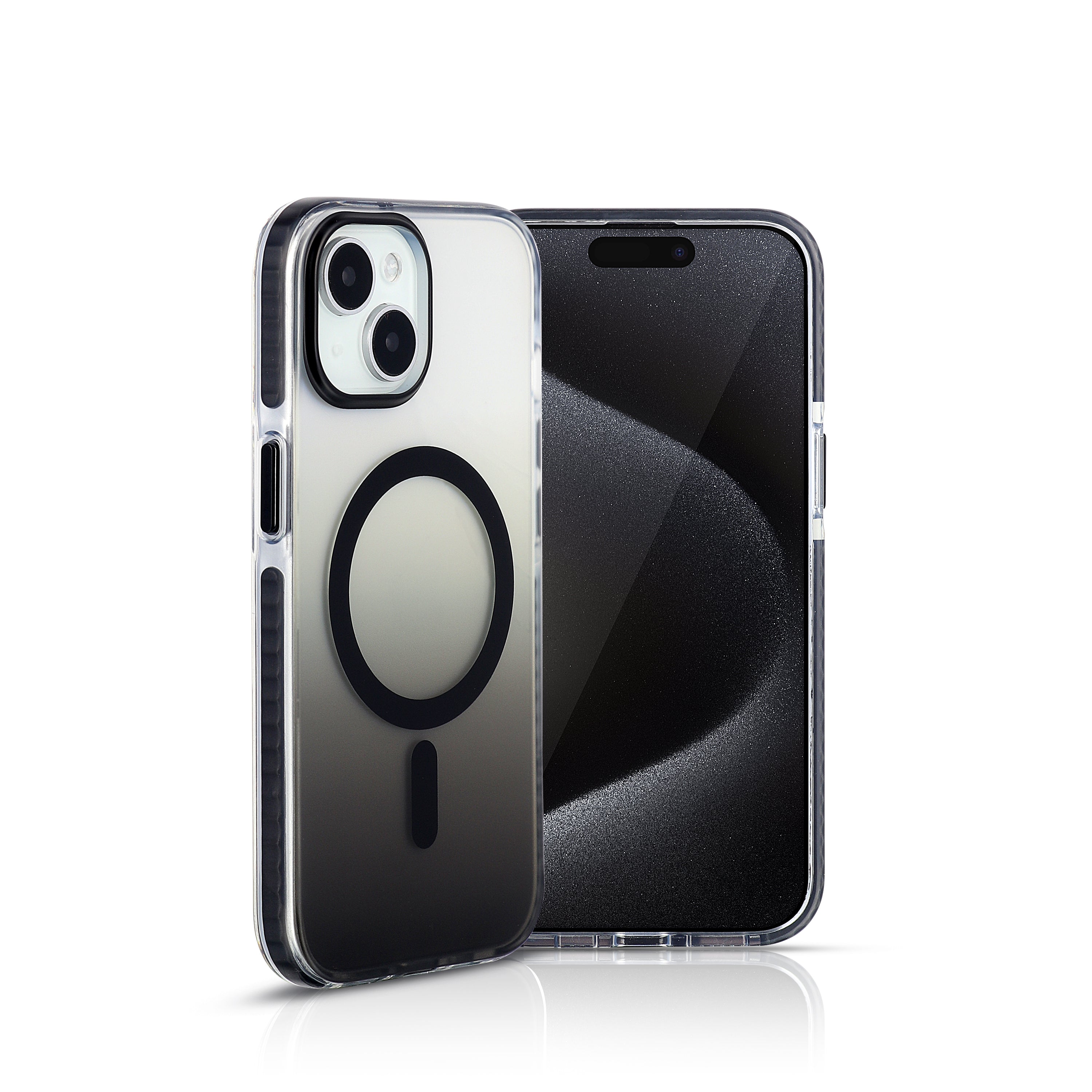 COLOR  MAG SAFE BACK CASE FOR IPHONE 14 PLUS