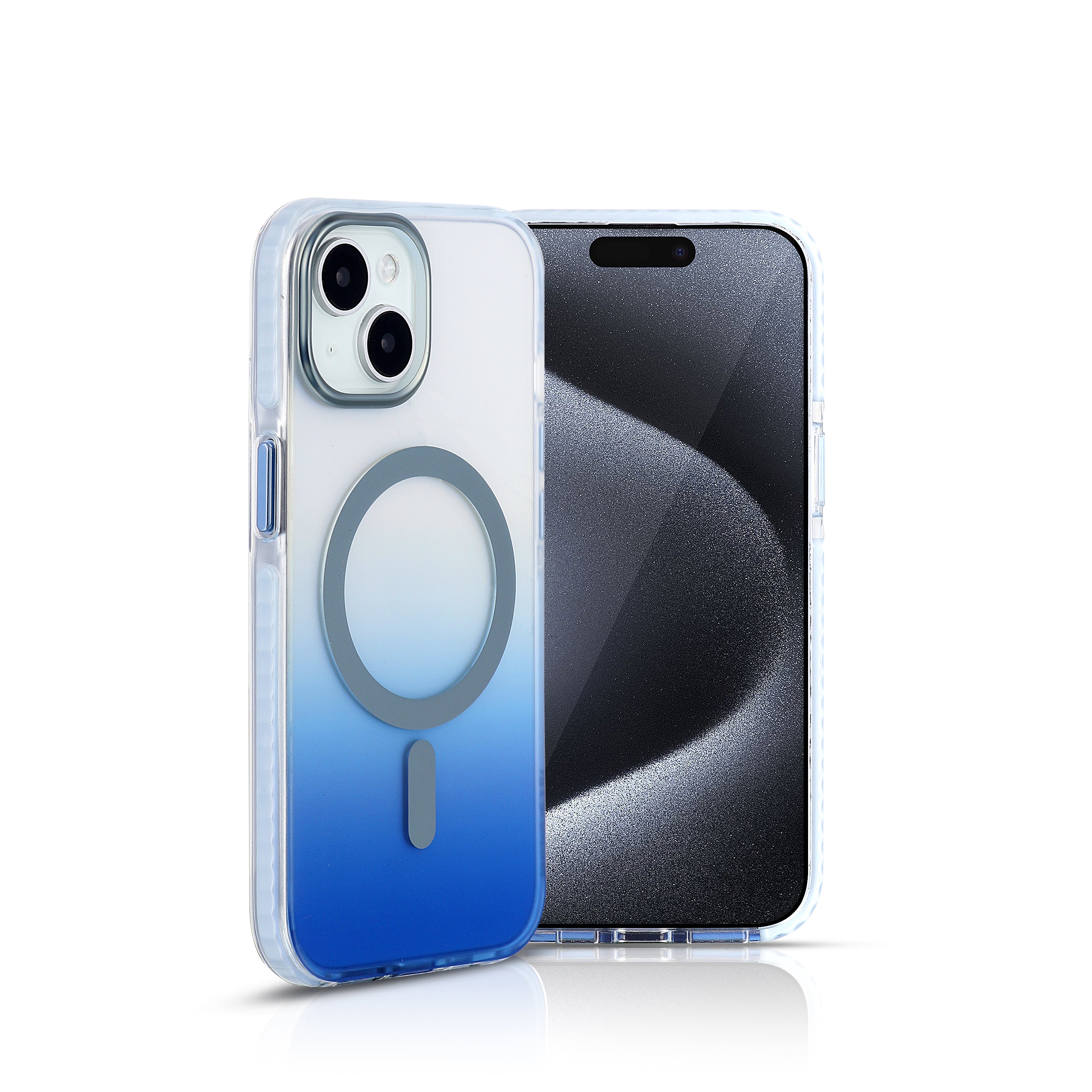 COLOR  MAG SAFE BACK CASE FOR IPHONE 14 PLUS