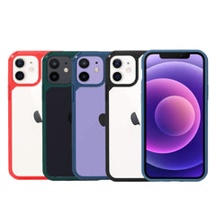 FIBRE 3 BACK CASE FOR IPHONE 12 MINI (Black/Dark Blue/Green/Red)